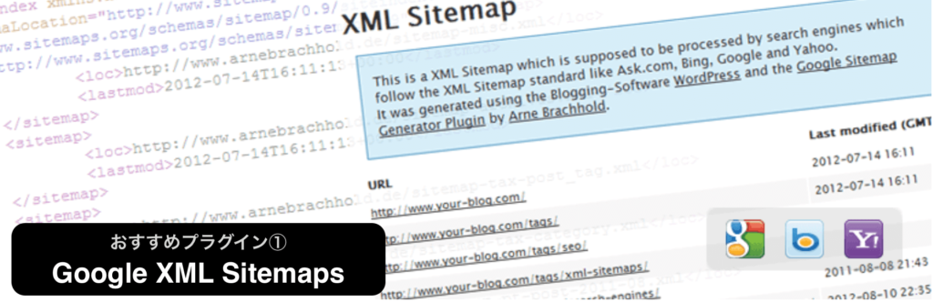 Google XML sitemaps【サイトマップ作成】